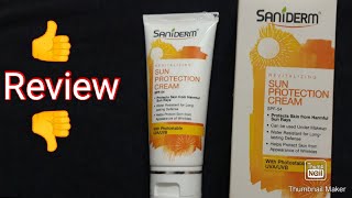 SANIDERM medicated Sunscreen ☀️(Honest Review) in Urdu/hindi