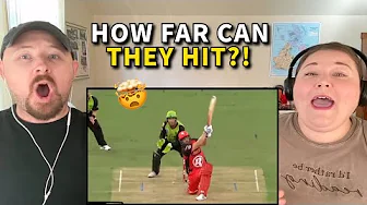 Americans React: The Most Unbelievable SIXES in CRICKET | 158 Meters?!