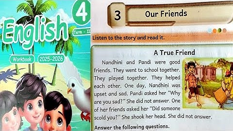 Our Friends 4th English Workbook Term2 Unit3 answers 2025-26 @illanthendral7 