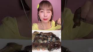 해삼 먹방 Sea cucumber 해삼 먹지마요 못생겨…