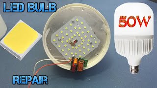 50W LED Bulb Repair, Review Quality