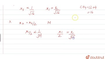 The rate of diffusion of methane at a given temperature is twice that of a gas `X`. The molecular