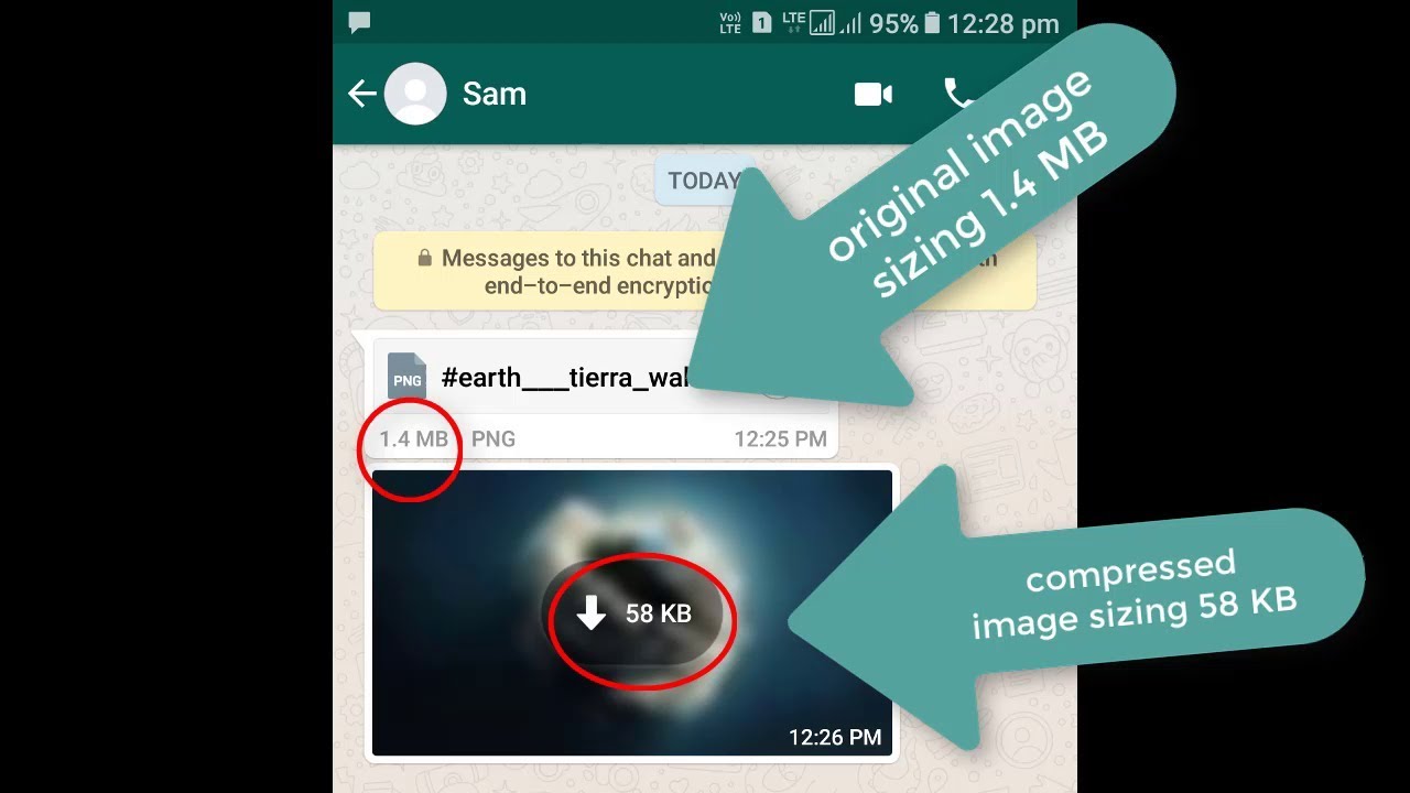 Send uncompressed original  photos in WhatsApp