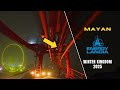 Night Mayan Rollercoaster on-ride front seat POV | Energylandia Winter Kingdom 2025