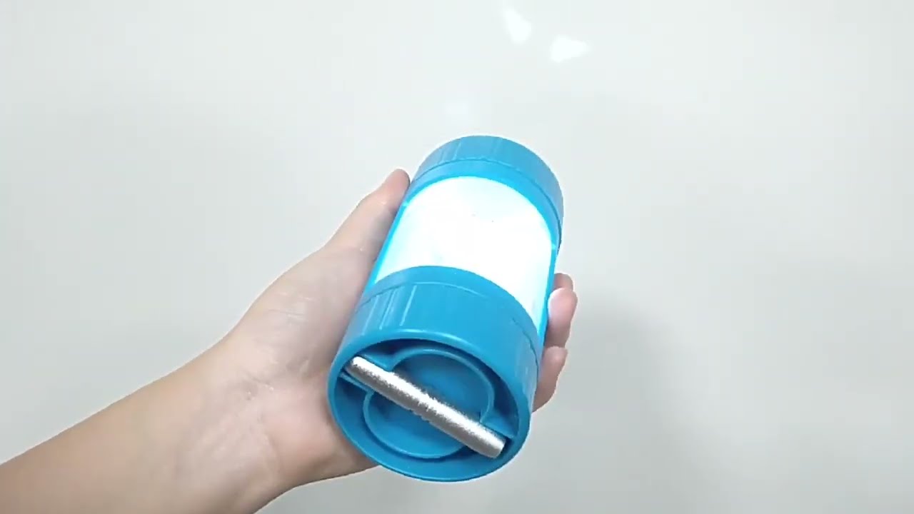 LED Plastic Weed Jar With Grinder