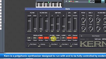 Kern polyphonic synthesizer vsti Test Review1