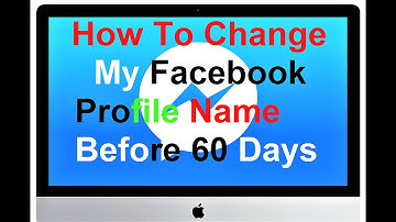 How To Change Your Facebook Profile Name Before 60 Days | Get Back Access To your Name 2017