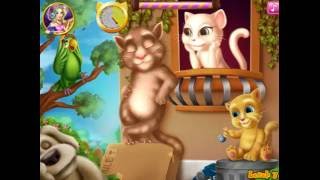 Говорящий Кот Том и Анжела.Свидание с поцелуями\Talking cat Tom and Angela.Rendezvous with kisses.