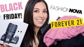 BLACK FRIDAY HAUL + NEW CAMERA?! 👀 | 2018