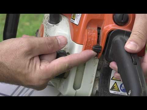 Starting a Stihl Chainsaw the correct way.  NEVER flood it Again!