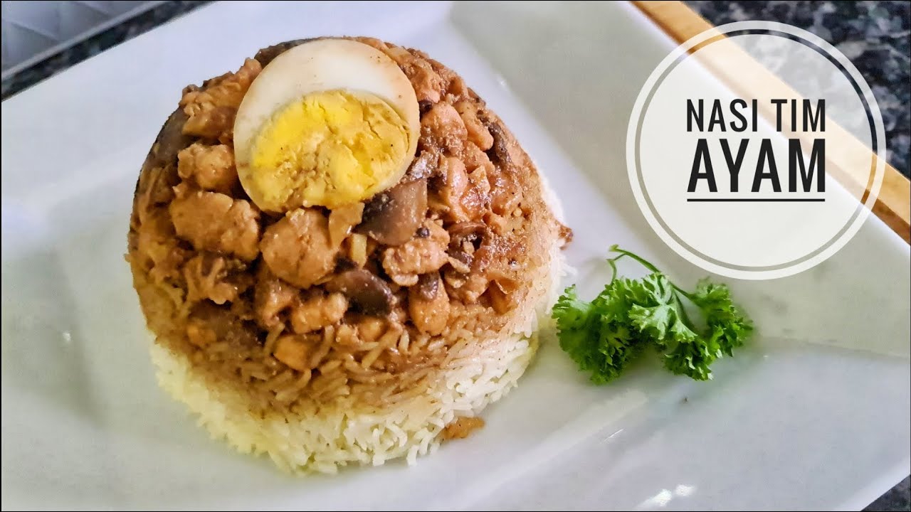 Nasi Tim Ayam Steamed Chicken Rice Youtube