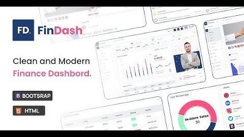 FinDash | Free HTML Finance Sales Dashboard | Iqonic Design