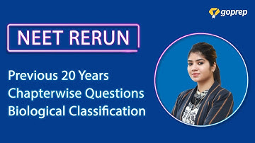 Biological Classification | LAST 20 Years PYQ