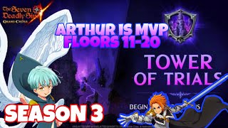 7DS Tower Of Trials Season 3 Global Floors 11-20 F2P/Guide/Strategy | 7DS Grand Cross