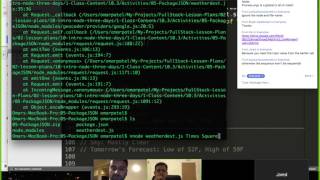 Node.js Command Line Review Part 2
