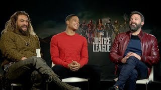 JUSTICE LEAGUE - Henry Cavill, Ben Affleck, Gal Gadot, Jason Momoa, Ezra Miller & Ray Fisher