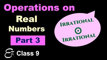 🔴 Operations on Real Numbers (Part 3) || Number Systems - 10 || in HINDI Class 9 NCERT Mathematics