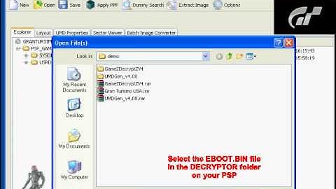 How to decrypt 5.55+ games to run on 5.00+ M33 using Yoshihiro Decryptor V4