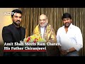 Amit Shah Meets Ram Charan, Chiranjeevi After Naatu Naatu Oscars Win