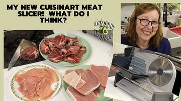 Cuisinart Meat Slicer Review and Demo|  For Making Meat Chips and Other Slicing Needs!