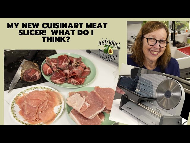 Cuisinart Meat Slicer Review and Demo