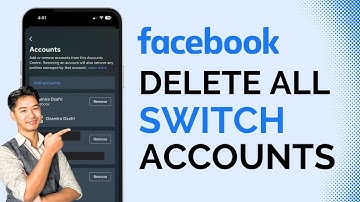 How to Delete Switch Account on Facebook !