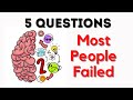 Top 5 questions that most people failed to answer