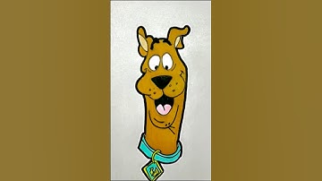 How to draw scooby doo easy #drawing #art #shortvideo #shorts #short #scoobydoo #quickdrawing