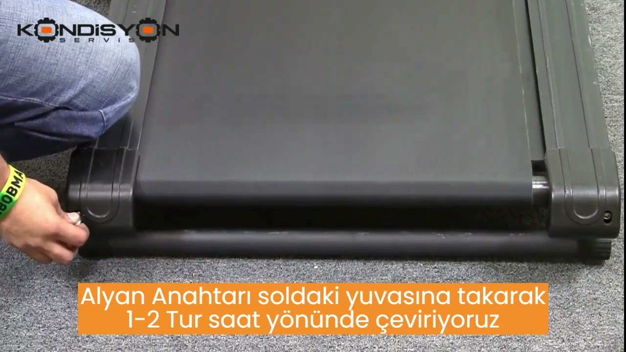 Koşu Bandı Bant Ayarı Nasıl Yapılır? (Sağa ve Sola Kayma Sorunu Çözümü)