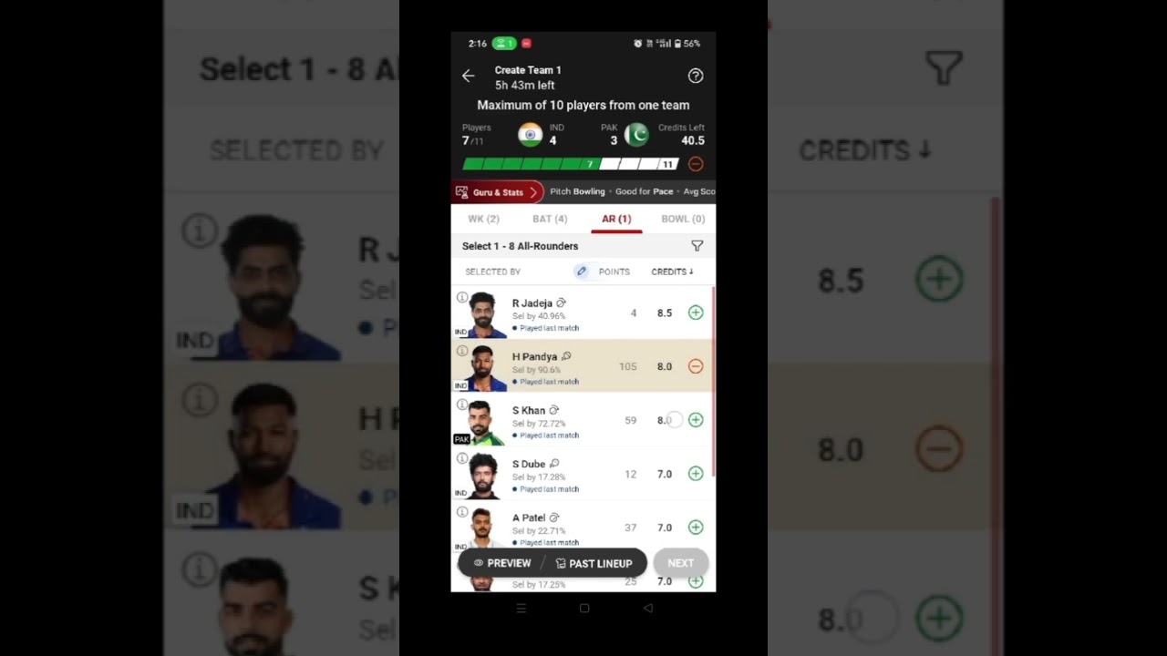 IND🇮🇳 VS PAK🇵🇰 