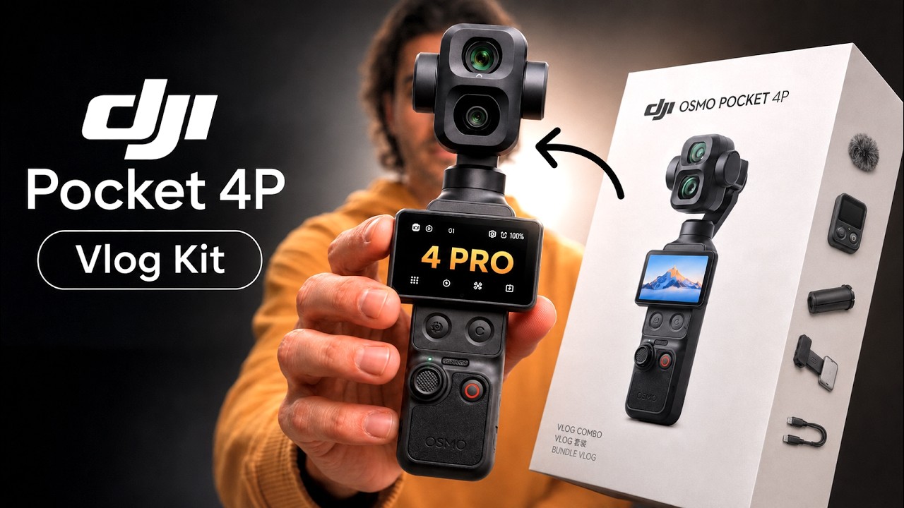 DJI Pocket 4 Pro: What's in the Vlog Kit?