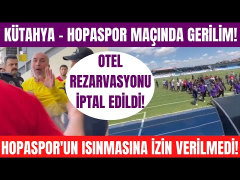 Kütahya ve Artvin Hopaspor arasında oynanacak mücadele yüksek gerilim! Hopaspor'a büyük saygısızlık!