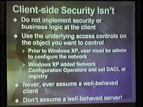 Black Hat Windows 2003 - Writing Secure and Hack Resistant Code blackhat 2015