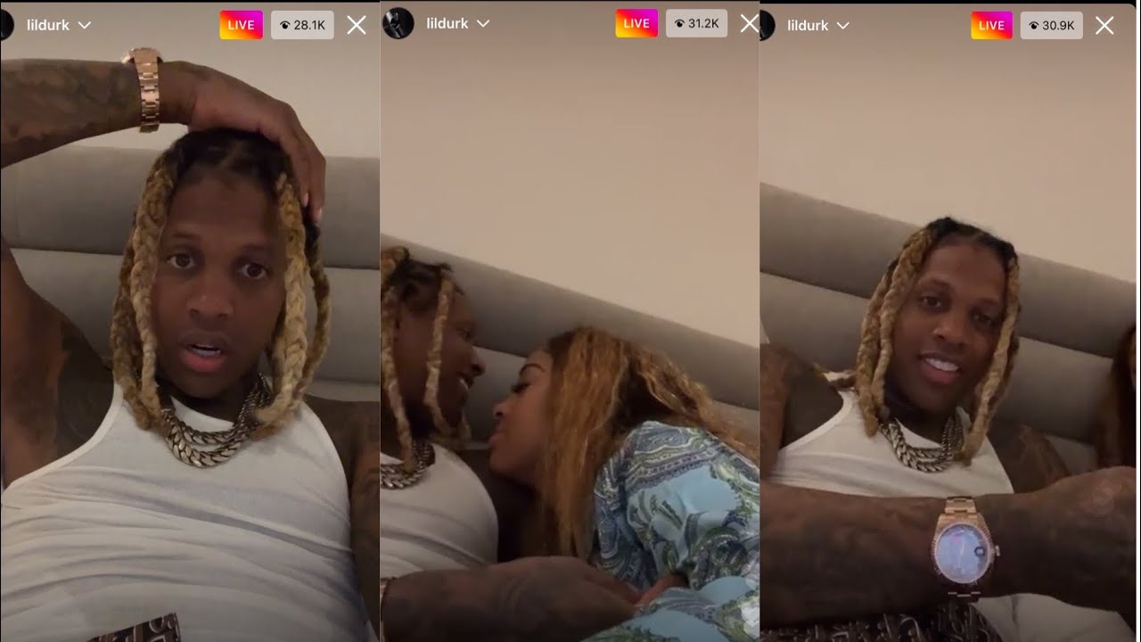 LIL DURK И INDIA ROYALE В ПРЯМОМ ЭФИРЕ В INSTAGRAM 🥰💗 Полная запись трансляции 🔥
