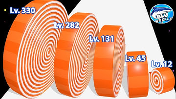 CARVING UP 3D - Level Up Spiral Roll (ASMR Gameplay) New Update