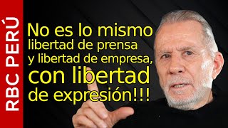 #peru Libertad de expresión versus libertad de prensa (o de imprenta?). La prensa conservadora llora