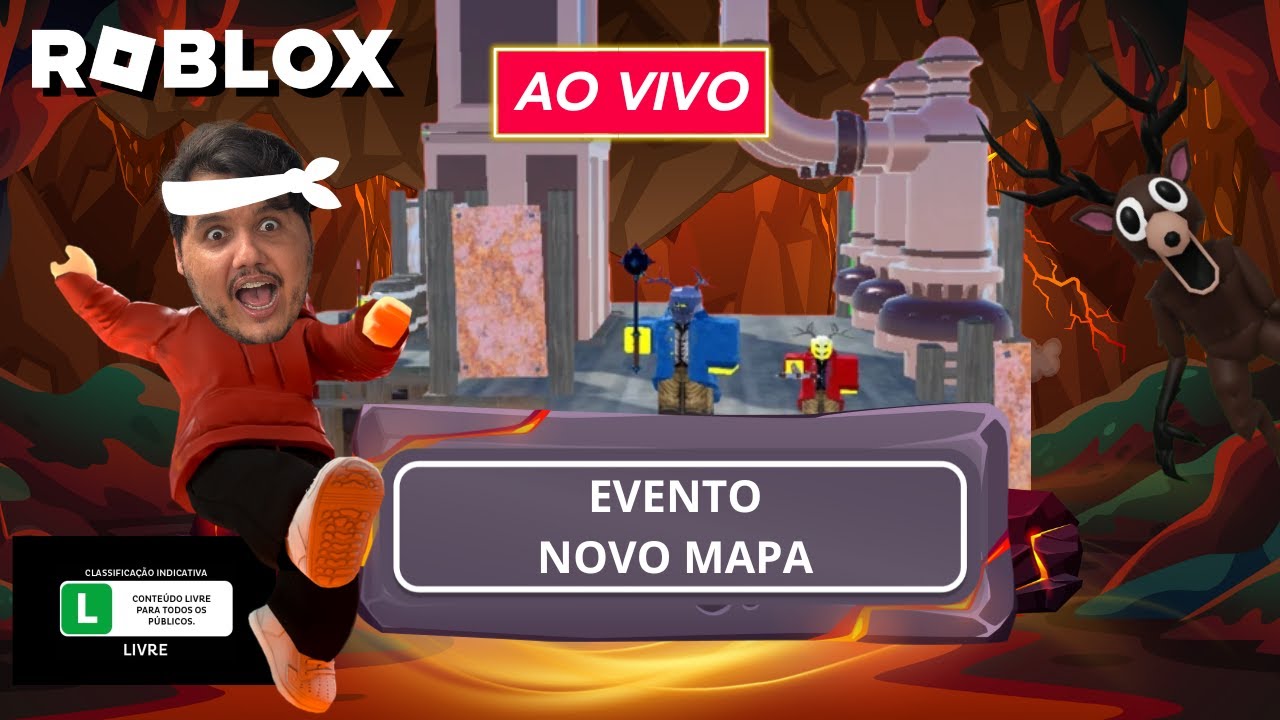 🔴 LIVE! - EVENTO NOVO BIOMA 99 NOITES NA FLORESTA (ROBLOX) - YouTube