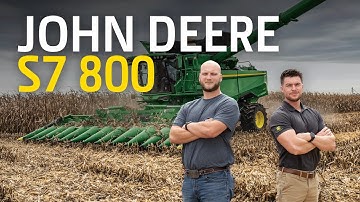 NEW John Deere S7 800 Series Combine Walkaround