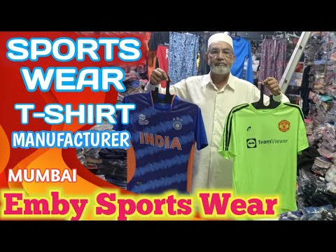 Sports T-Shirt Manufacturer In Mumbai | Sports Wear Wholesaler In Mumbai | Emby Sports Wear