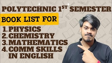 Jexpo: Polytechnic 1st Semester Books | Physics, Chemistry, Math, Comm Skills | Youth Hub Education