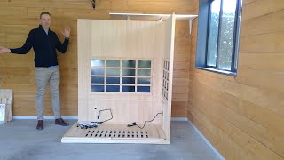 Sun Stream Infrared Sauna Assembly | Evolve 30 Infrared Sauna Assembly