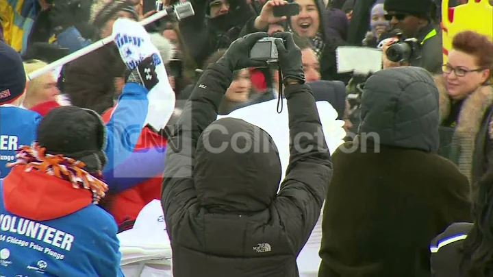 JIMMY FALLON DOES POLAR PLUNGE IN CHICAGO