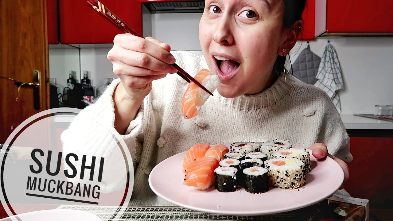SUSHI MUCKBANG Mi trasferisco? Come mi vedo in futuro? | Marta Assi
