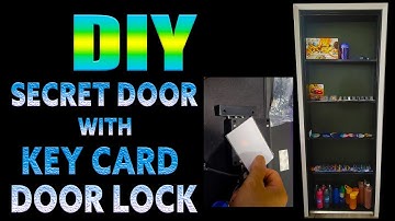 Secret Door with Key Card Door Lock