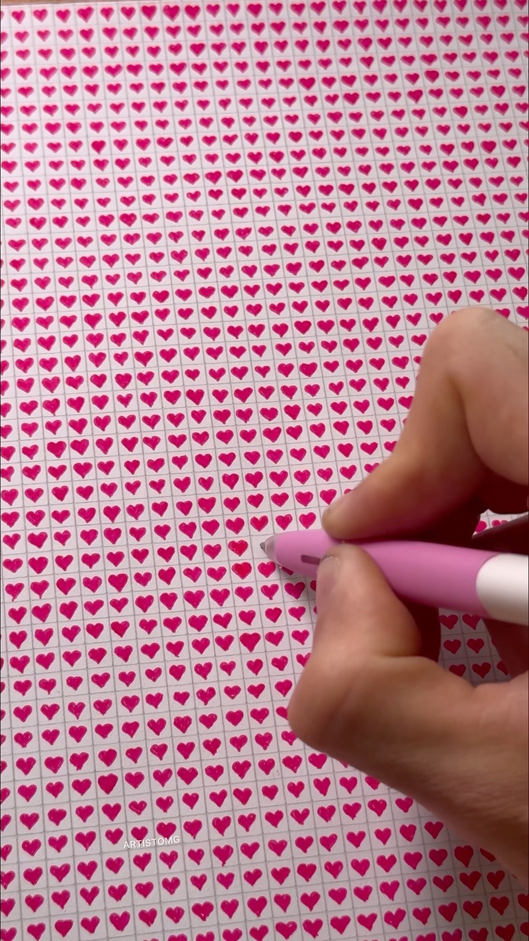 1,457 Hearts with a Pink Pen! ?️✨?