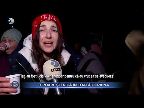 Stirile Kanal D - Cernauti, adapost pentru cei care fug de razboi! Teroare si frica in toata Ucraina