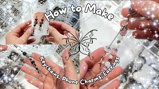 How to Make : Keychains, Charms, and Earrings | Tutorial