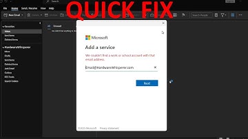 Exchange Account Requires Microsoft Login FIXED