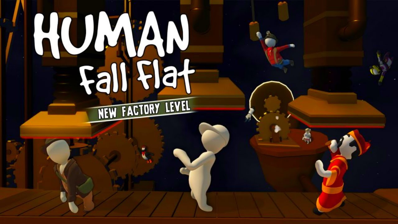 Human Fall Flat (Switch) First Look at Factory Level on Nintendo