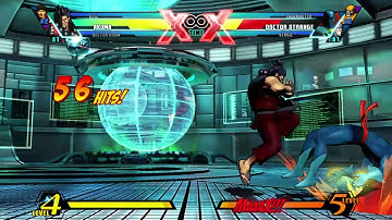 ULTIMATE MARVEL VS. CAPCOM 3 -  Basic Akuma Combo